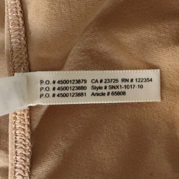 Aritzia Women's Sz M/L Tan Sleeveless Cami Stretch Crew Scoop Casual Tank Top - Picture 9 of 9